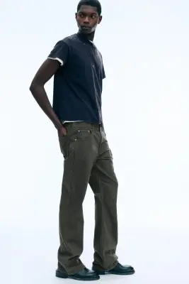 Pantalon Mercury bootcut 5 poches - Gris foncé délavé — photo 3
