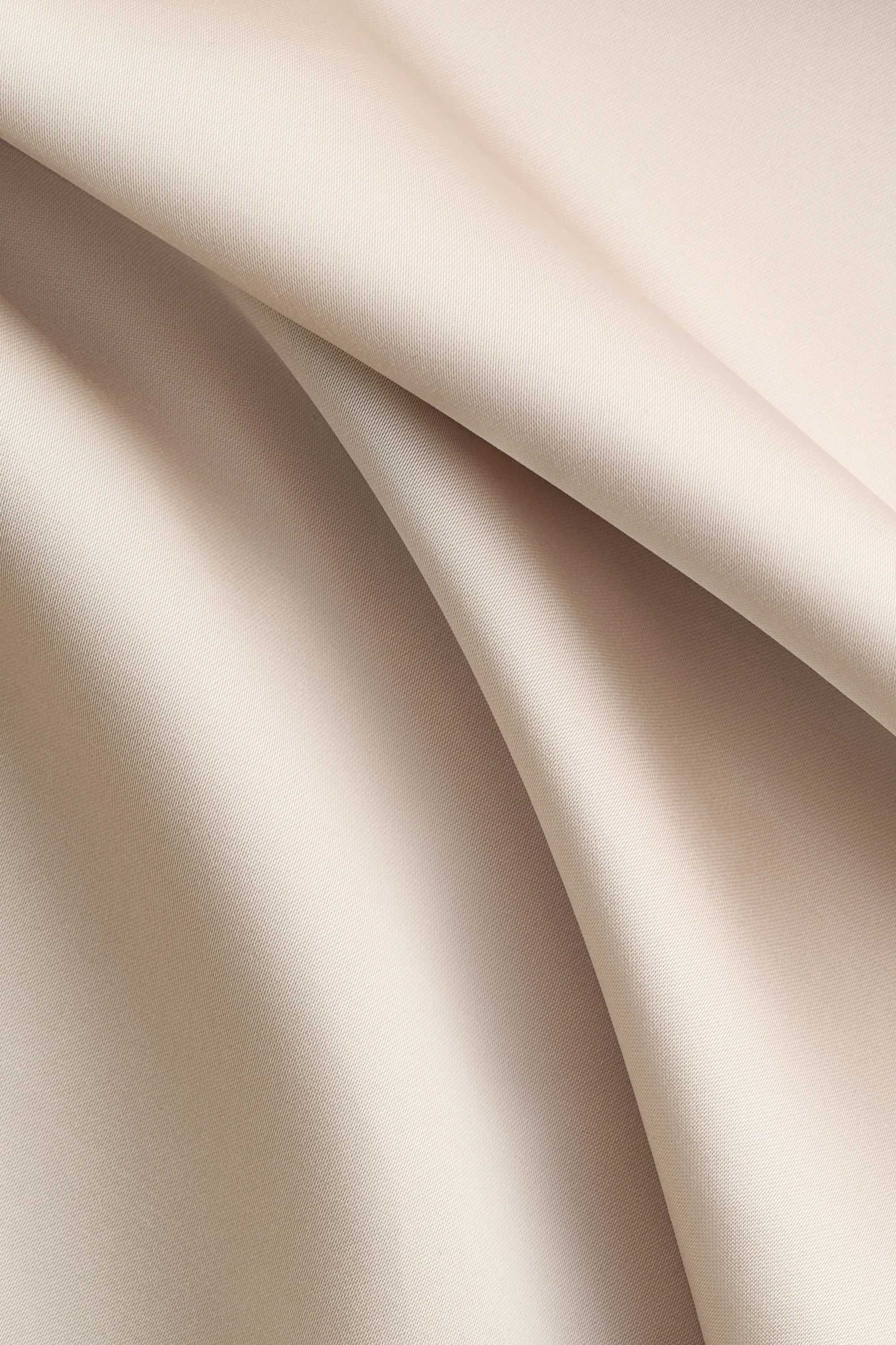 Robe à épaulettes en satin - Beige clair