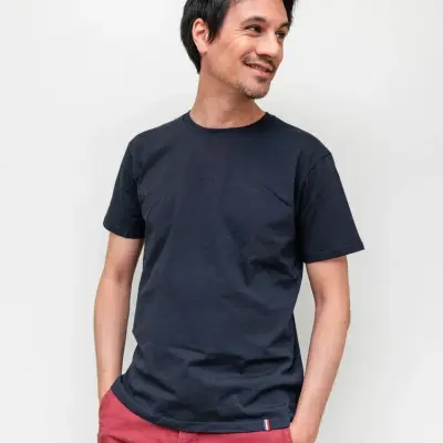 T-shirt Maurice bleu marine — photo 3