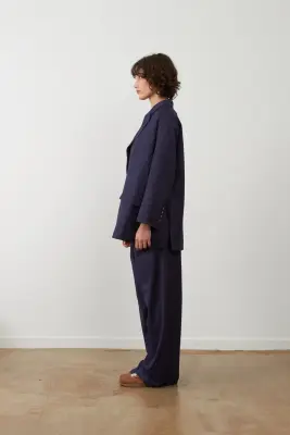 Orfeo – Blazer Rooster Navy Rayures — photo 4
