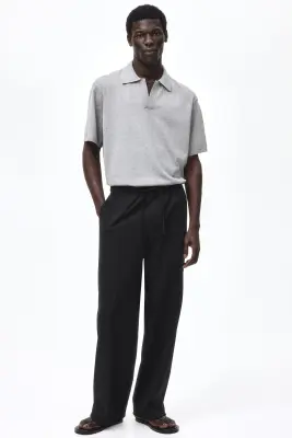 Polo Relaxed Fit - Gris chiné — photo 3