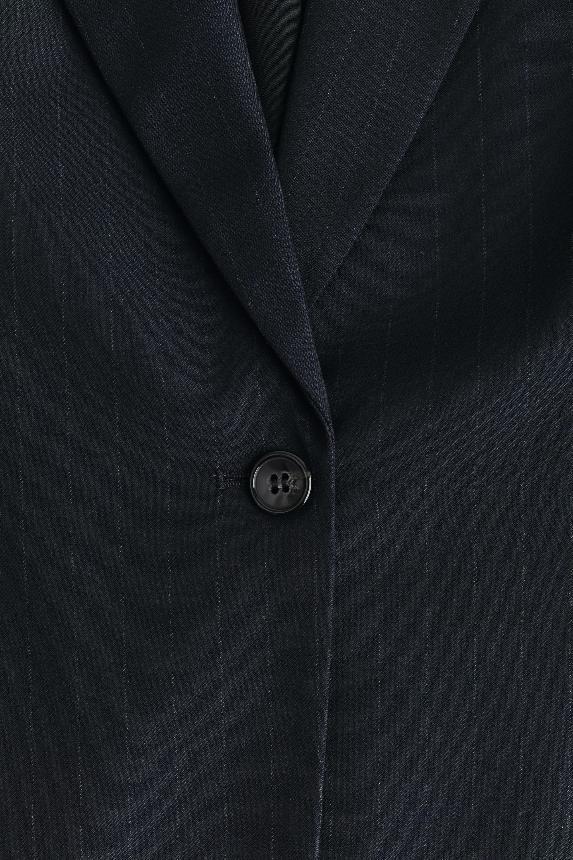 Blazer à fermeture droite - Bleu marine/rayures tennis