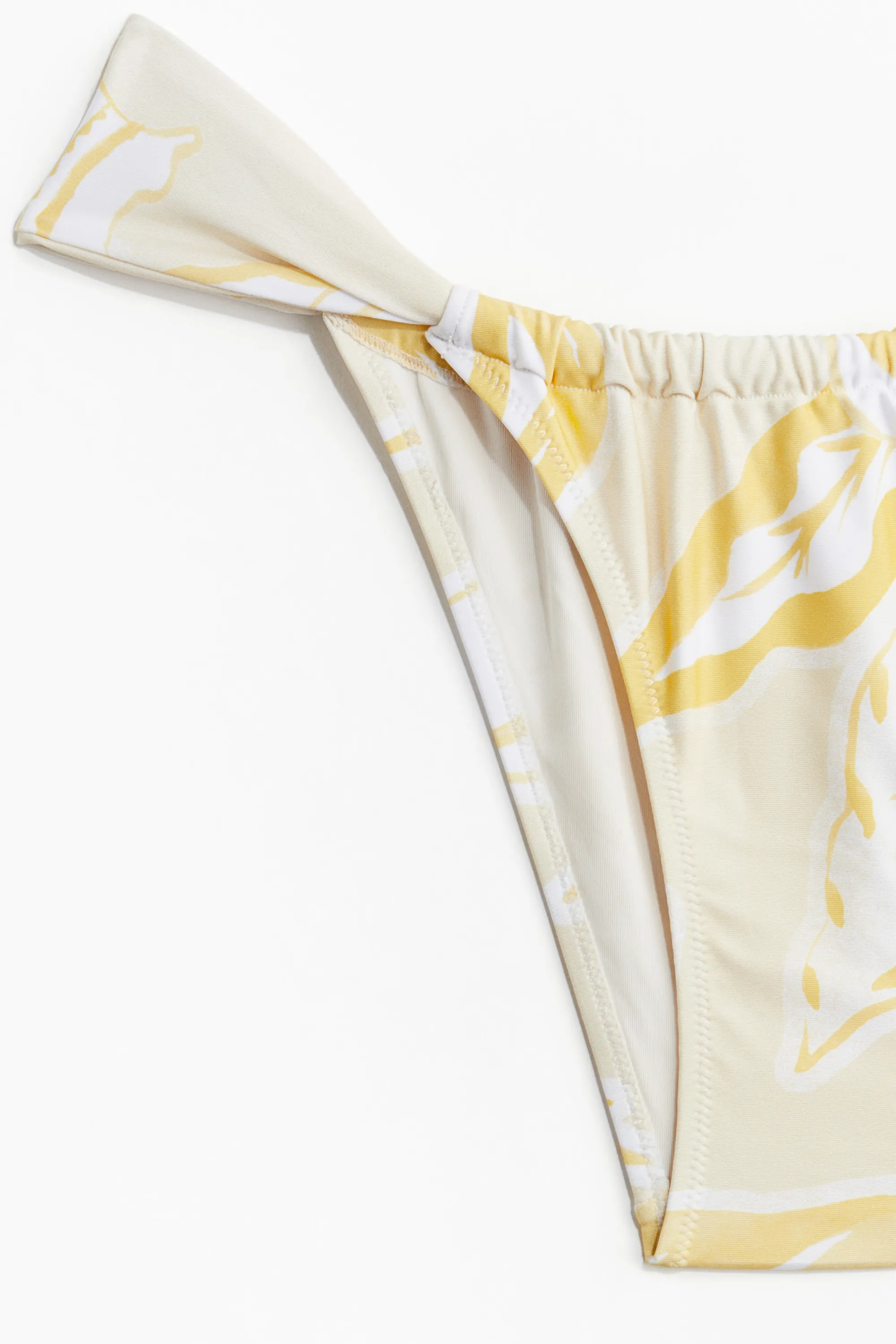 Bas de maillot Cheeky Tanga - Jaune clair/motif
