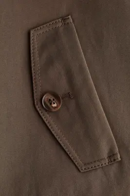 Veste en twill de coton - Marron — photo 5