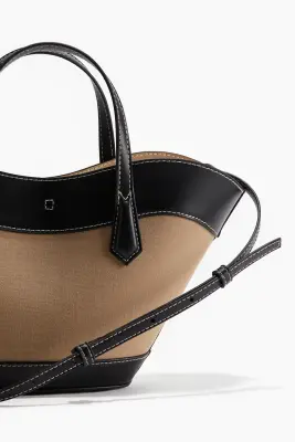 Sac crossbody - Beige/noir — photo 1
