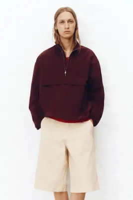 Short Carpenter Loose Fit - Beige clair — photo 1