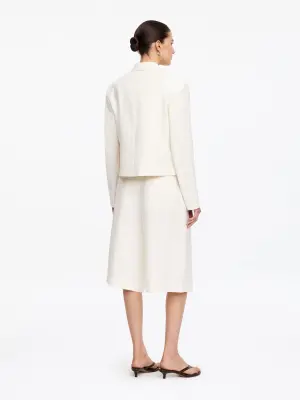 Blazer en lin - Blanc — photo 2