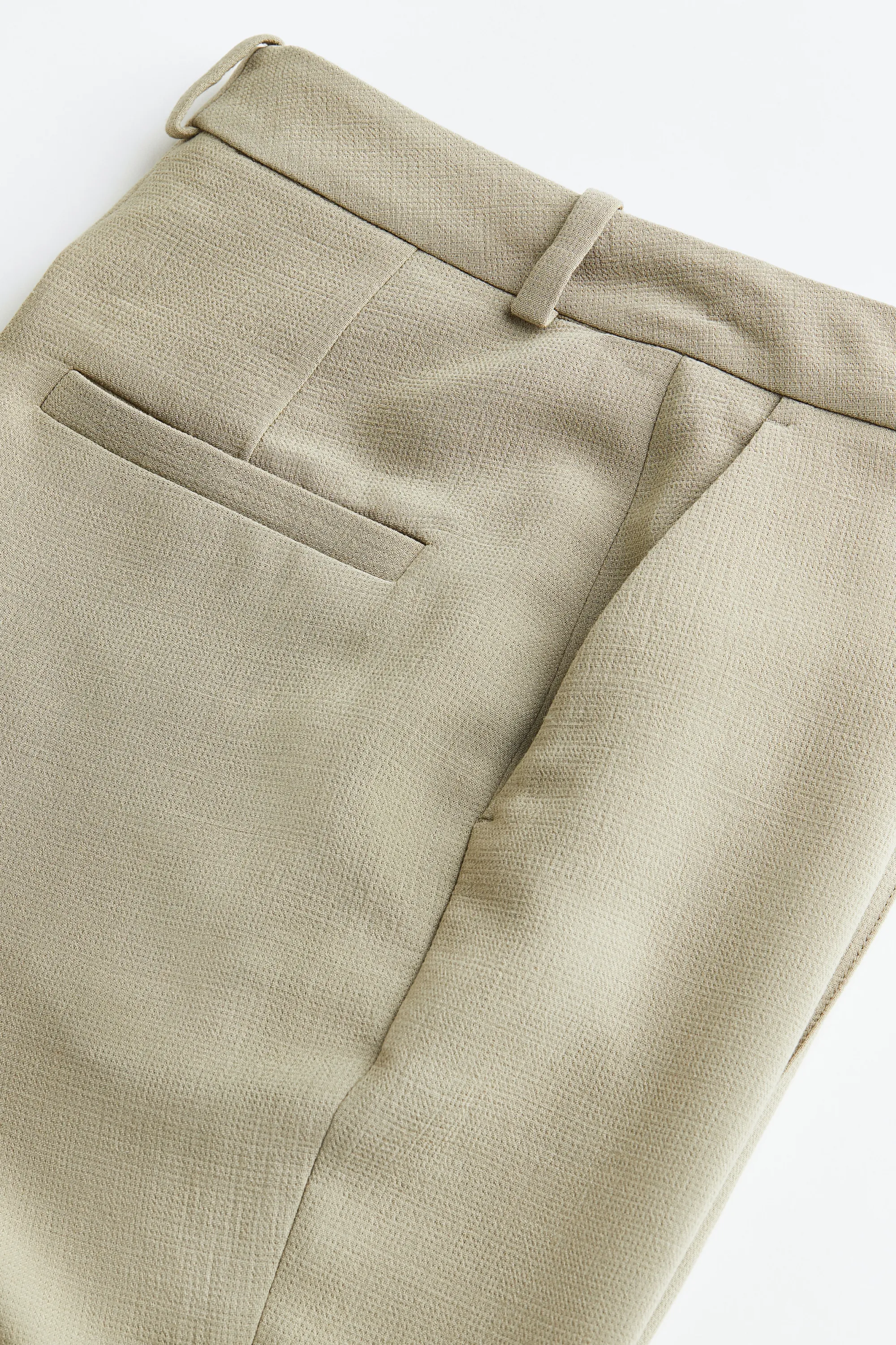 Pantalon habillé en laine mélangée - Beige