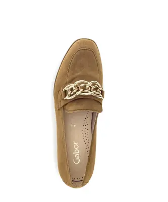 Mocassins Gabor 35.281.14 Marron - Daim Lacets Grande Pointure Femme — photo 4