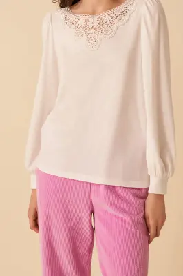 tee-shirt kashou ecru — photo 2