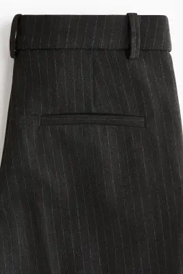 Pantalon cigarette - Noir/rayures tennis — photo 3