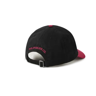 Casquette polar sai stroke logo – black/redcurrant — photo 2
