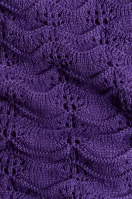 Robe façon crochet avec bretelles fines - Violet — photo 4