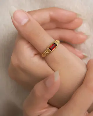 BAGUE NOÉ - Or blanc 18 carats — photo 2