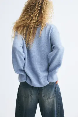 Pull loose - Bleu ancien — photo 3