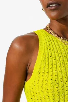 Pull-débardeur maille ajourée — photo 5