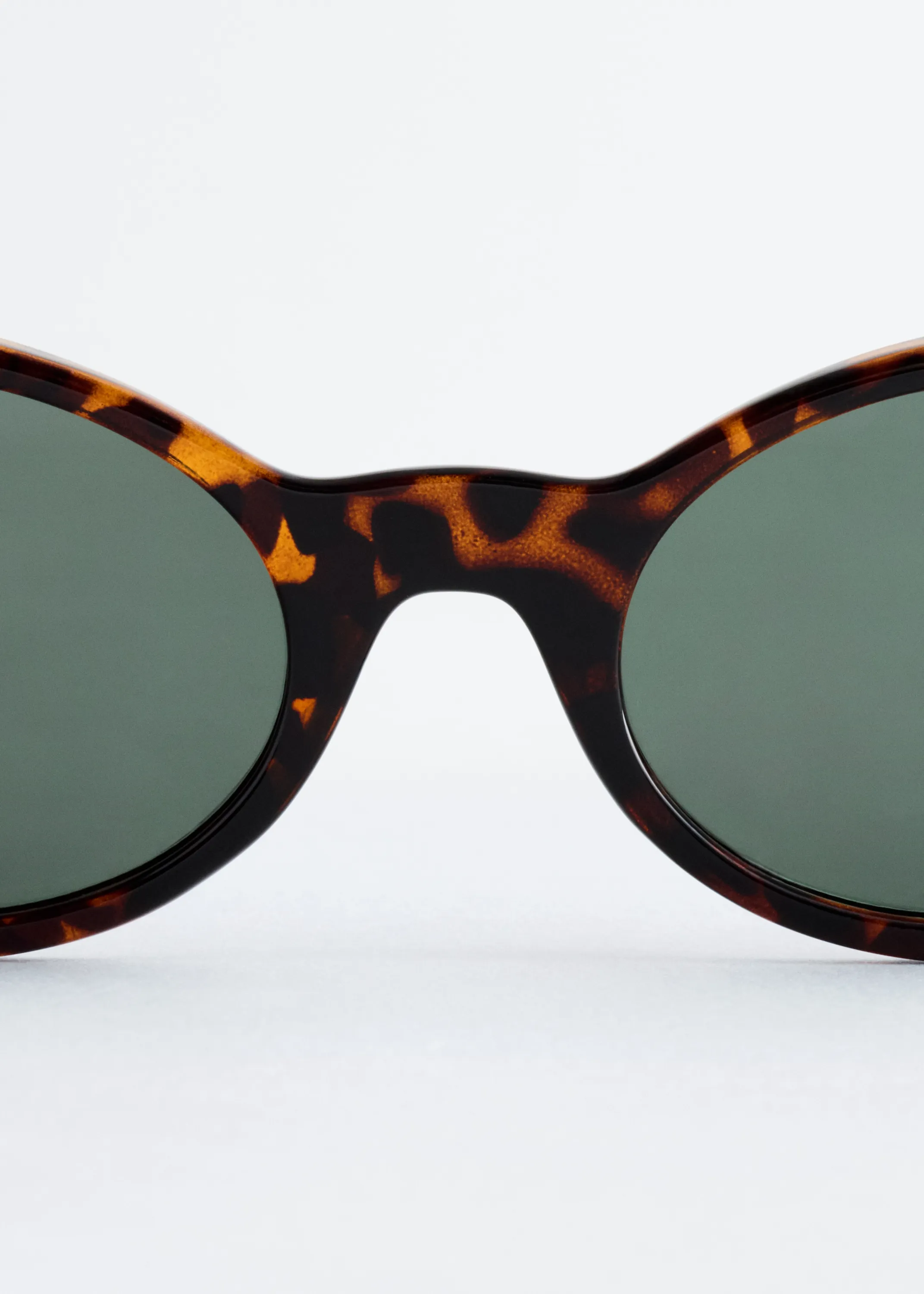 Lunettes de soleil ovales - Marron / Écaille de tortue