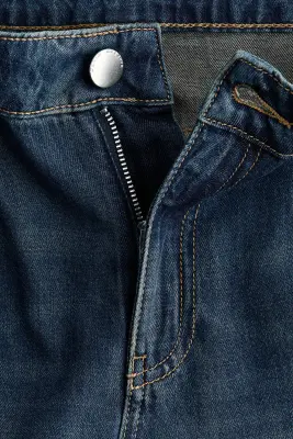 Wide Regular Waist Jeans - Bleu denim — photo 4