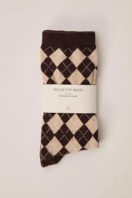 Chaussettes Philomene Loup/Coffee — photo 1