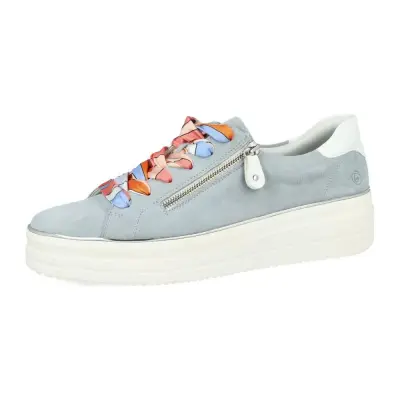 Baskets Remonte D1C06-12 Bleues - Lacets Grande Pointure Femme — photo 1