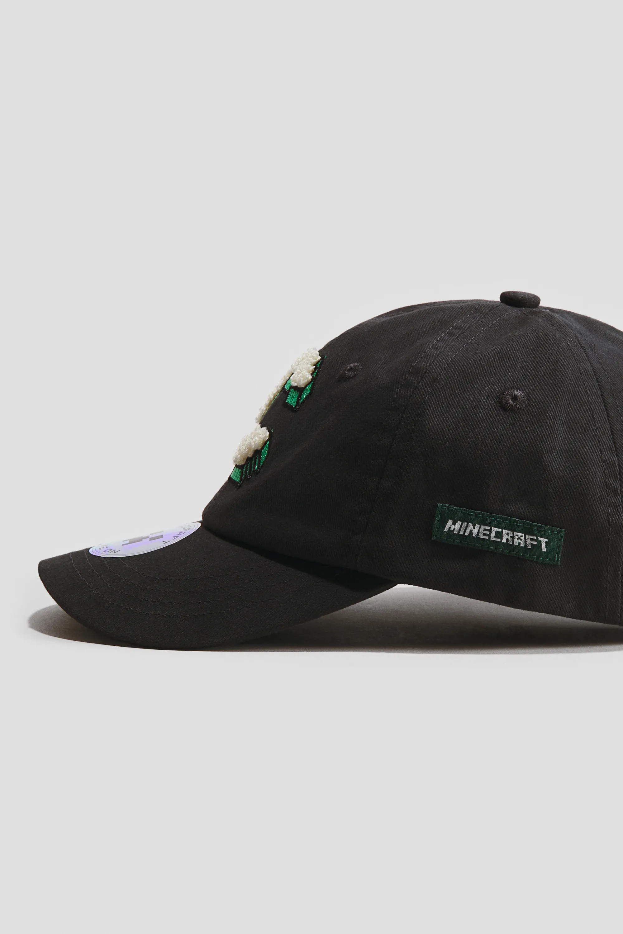 Casquette en coton avec motifs - Noir/Minecraft