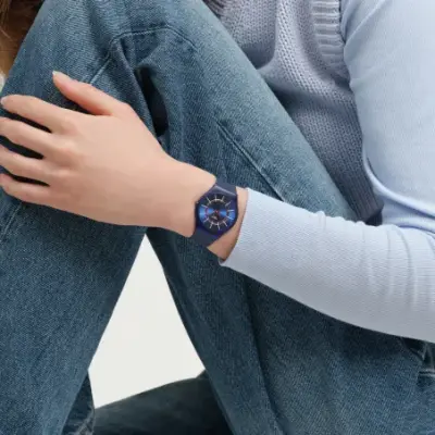 Montre Swatch Skin SS08N117 - VERY JAZZY BERRY — photo 5