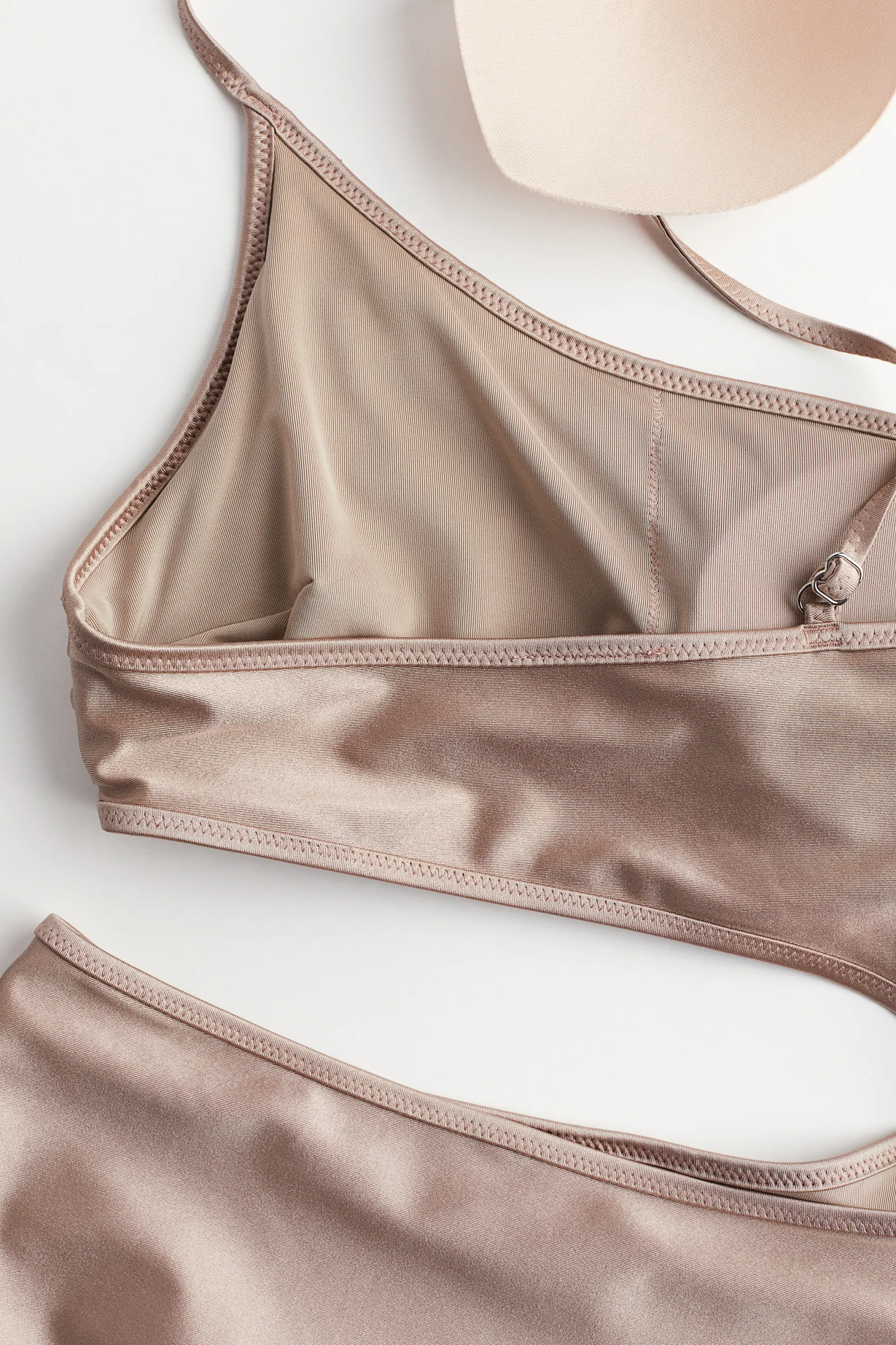 Maillot de bain paddé avec ouverture - Beige