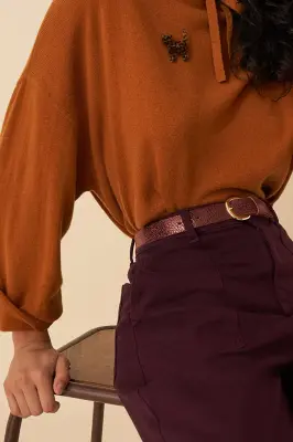 ceinture lenox violette — photo 3