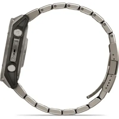 Garmin Fenix 8 Amoled 47mm Verre Sapphire lunette titane bracelet titane + silicone noir 010-02904-40 — photo 4