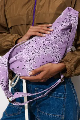 Sac croissant bandana Femme — photo 4