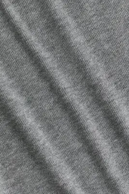 Top à col écharpe - Gris foncé chiné — photo 3