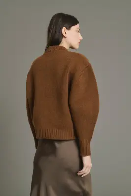 CARDIGAN LEONARD CARAMEL — photo 2