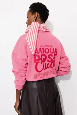 Sweat-shirt amour rose — photo 4