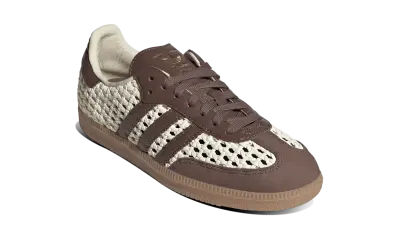 Adidas Samba OG Basketweave Cream White Earth Strata — photo 2
