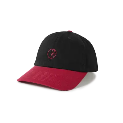 Casquette polar sai stroke logo – black/redcurrant — photo 1