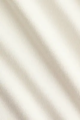 Top à effet drapé en maille fine - Blanc — photo 2
