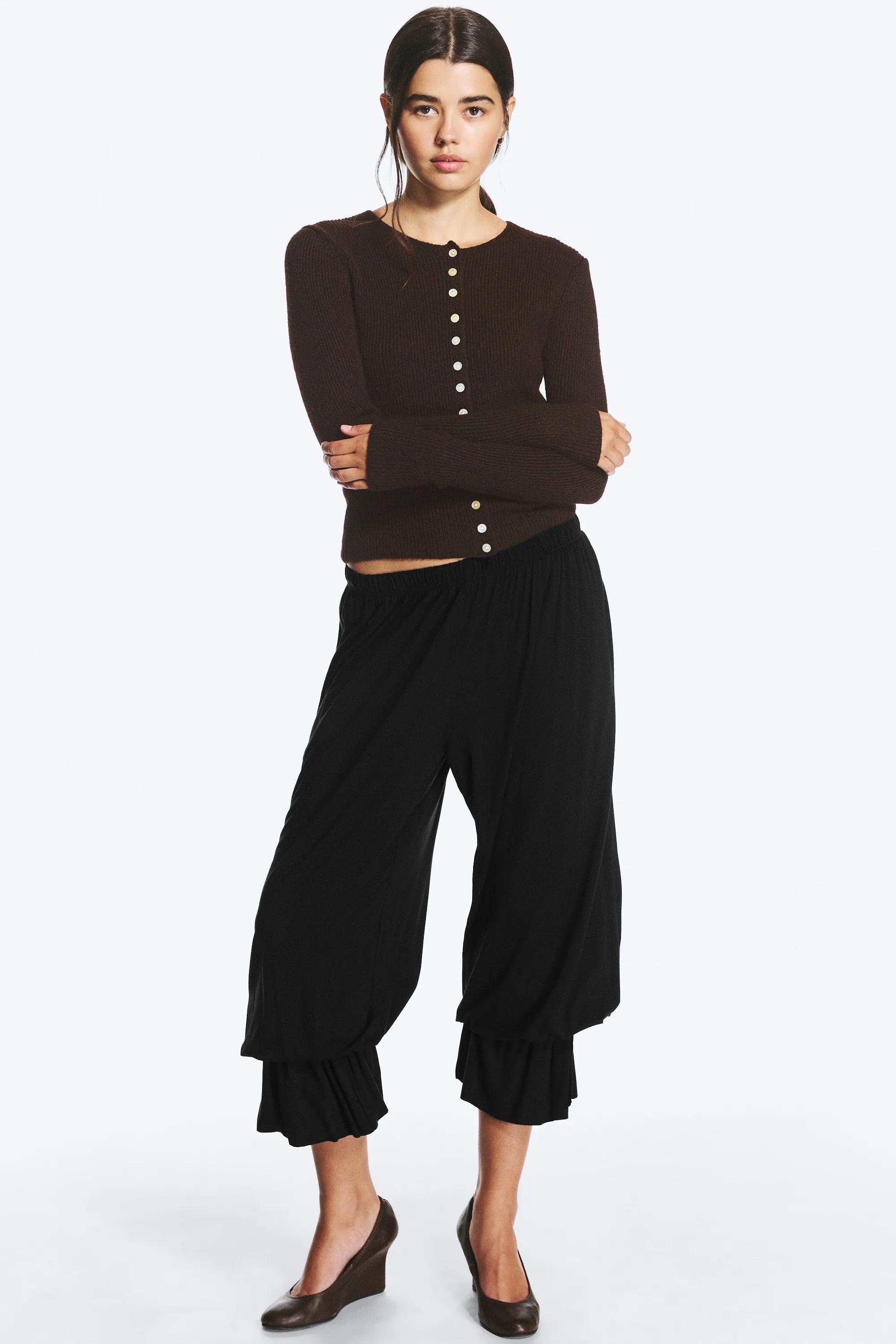 Pantalon ballon en jersey - Noir