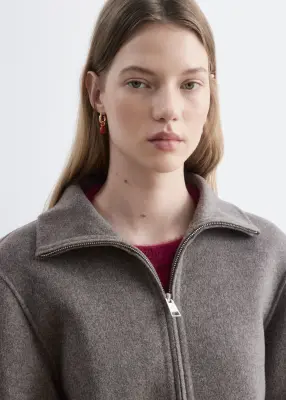 Veste doublée - Taupe — photo 4