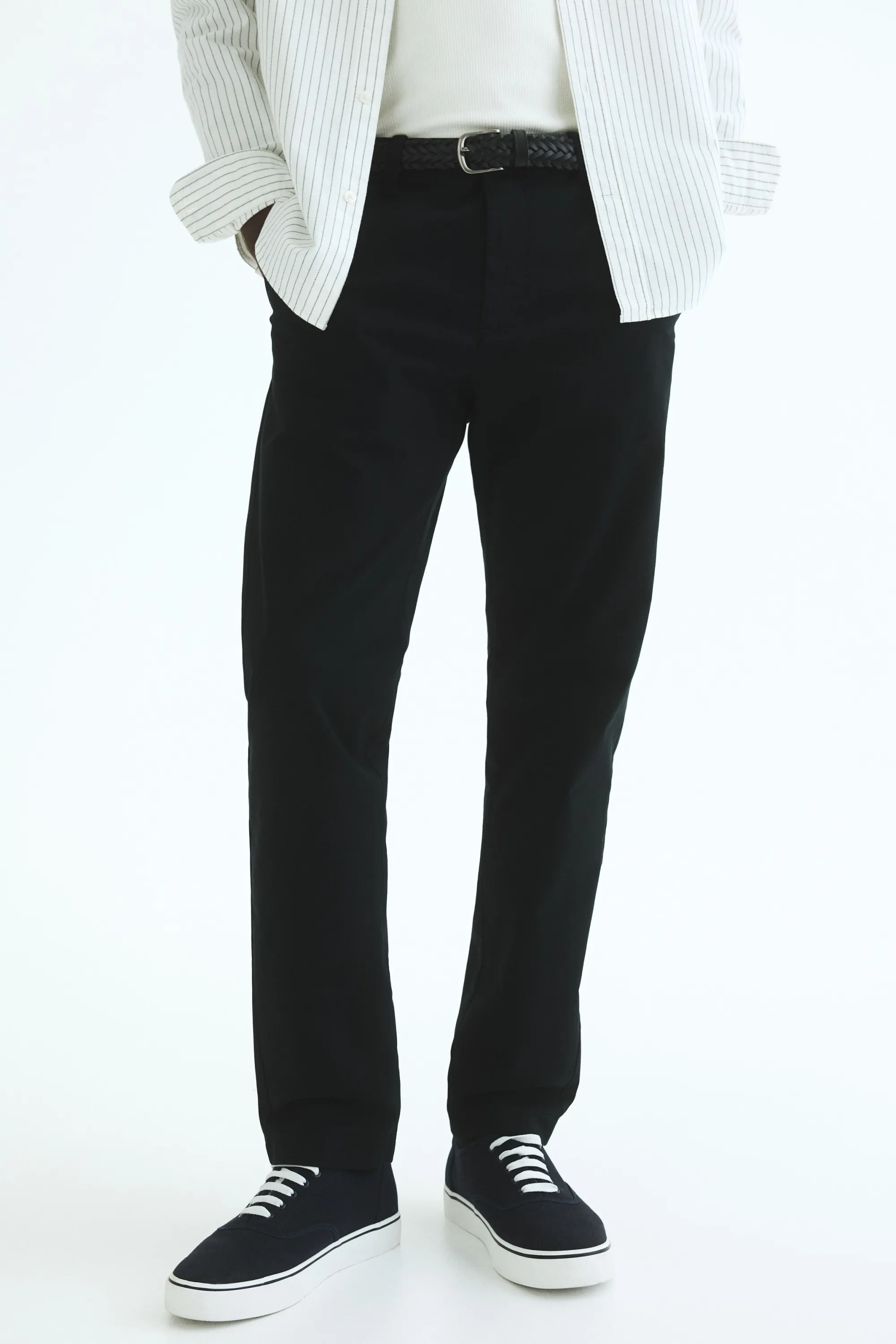 Chino Slim Fit en coton - Noir