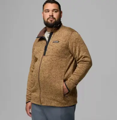 COLUMBIA SWEAT FULL ZIP Marron — photo 5