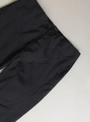 Bionic Pants in Navy Blue Grained Nylon