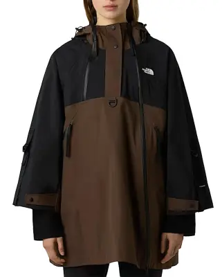 W Dryvent Hardshell Cape Coat  AP Smokey Brown — photo 2
