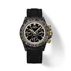 Montre chrono carbone