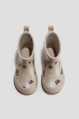 Bottes en caoutchouc - Beige clair/ours — photo 1