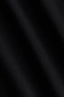 Robe T-shirt sablier en coton - Noir — photo 4