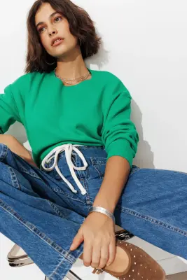 Pull en maille compacte Femme — photo 2
