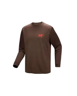Kragg SL Cotton Bird Tile Shirt LS Carob / Dynasty — photo 1