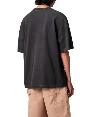 Tee Shirt Hudson Pocket Black Chalk Wash — photo 3
