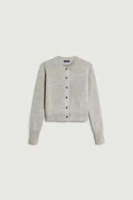 CARDIGAN GRIFFITH GRIS CLAIR CHINÉ — photo 5