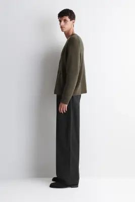 CARDIGAN EN LAINE MÉLANGÉE BOUCLÉE - BRUN — photo 2